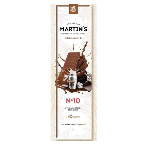 Belgijska czekolada 33,6% Cacao MLECZNA