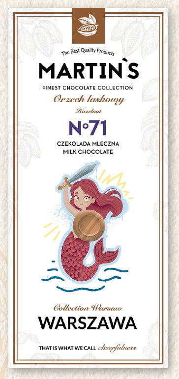 Dark chocolate with HAZELNUTS